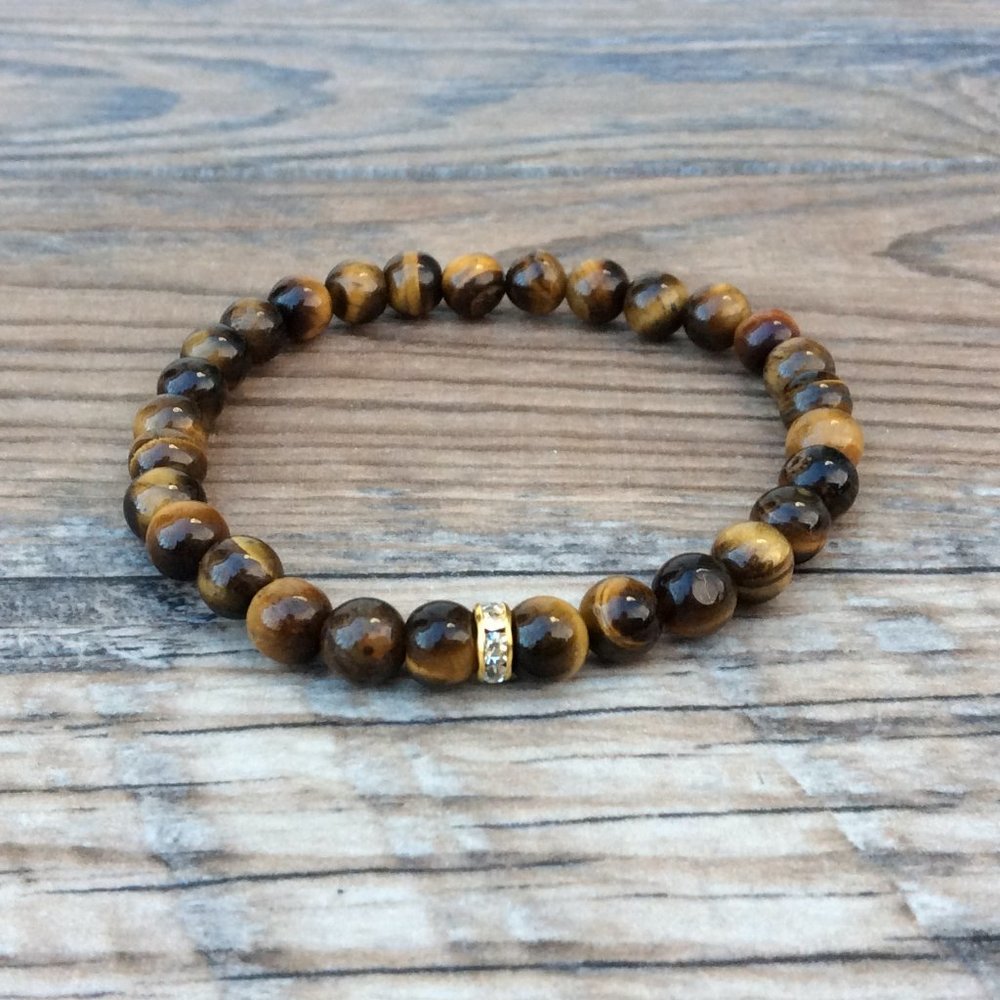 Tigers eye bracelet - dainty bracelet, gemstone bracelet